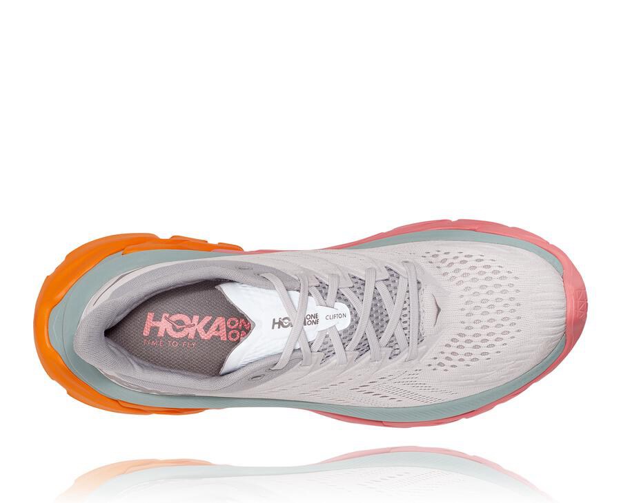 Hoka One One Hardloopschoenen Heren - Clifton Edge - Wit - LY5819403